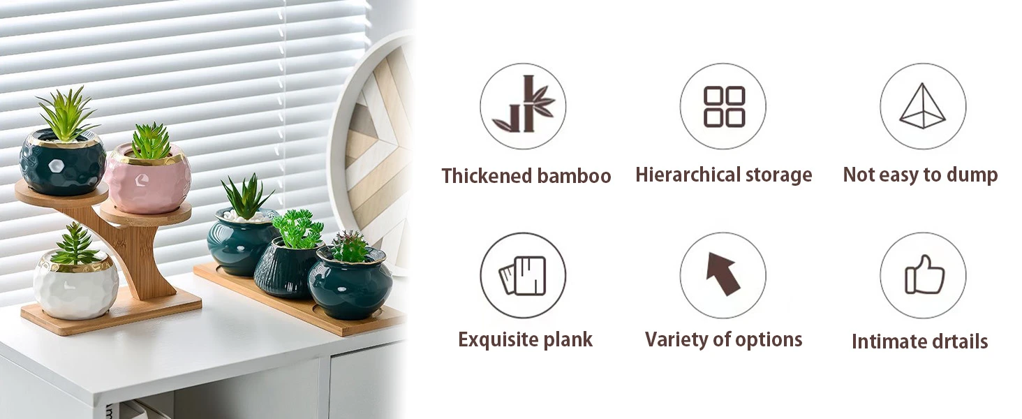 Bamboo Small Succulent Windowsill Shelf 11 Bamboo Small Succulent Windowsill Shelf 11